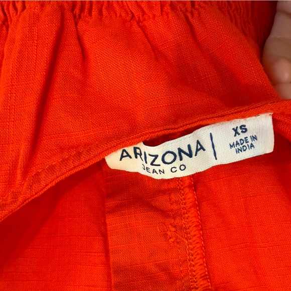 Arizona Jean Company red tiered cottagecore Dress size XS coquette Americana - Picture 3 of 10